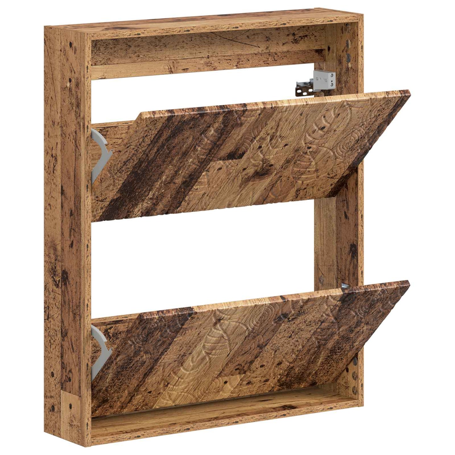 vidaXL Wall-Mounted Shoe Cabinet DELFT 71 x 17 x 86 cm Engineered Wood