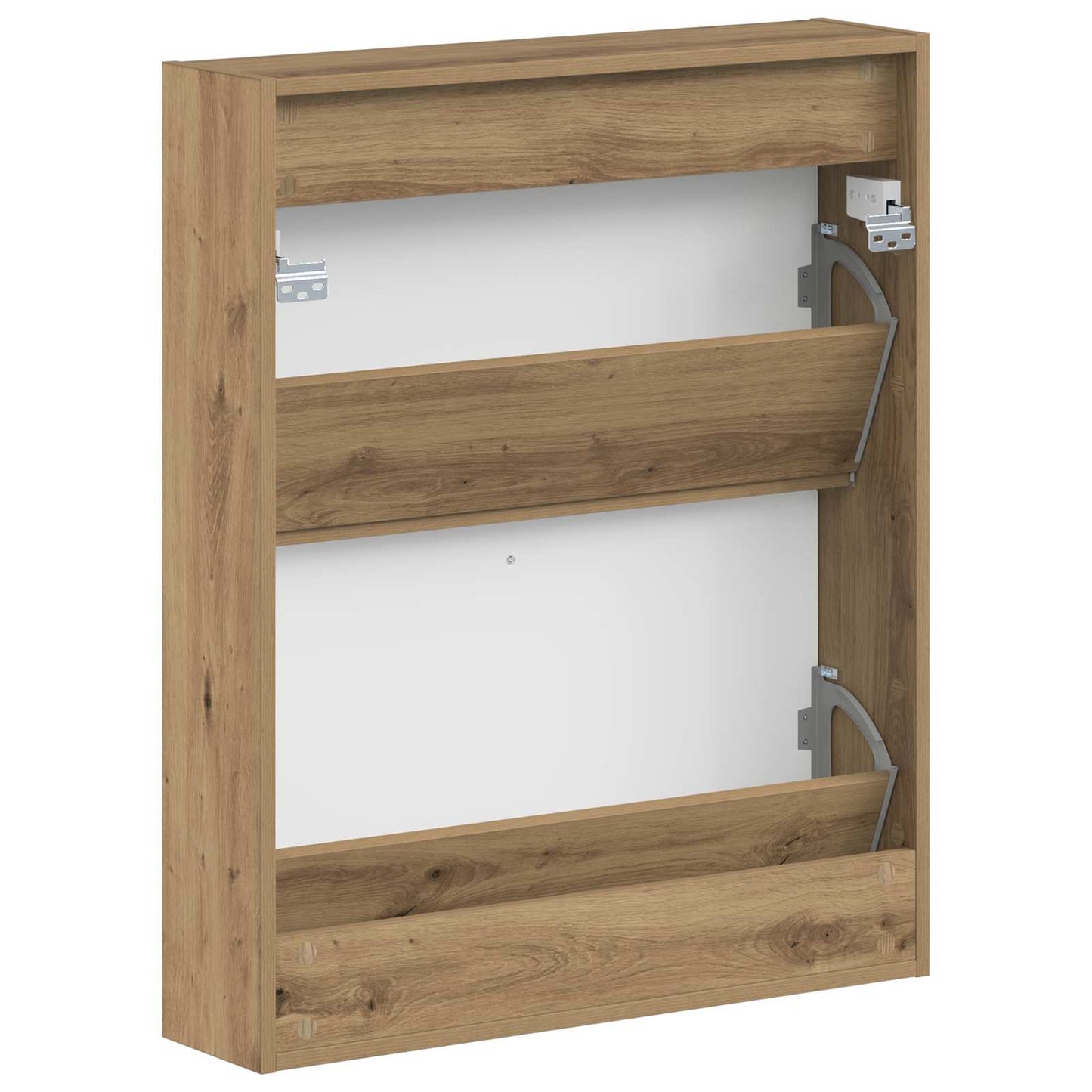 vidaXL Wall-Mounted Shoe Cabinet DELFT 71 x 17 x 86 cm Engineered Wood