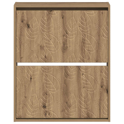 vidaXL Wall-Mounted Shoe Cabinet DELFT 71 x 17 x 86 cm Engineered Wood