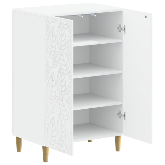 vidaXL Shoe Cabinet DELFT 59.5 x 39.5 x 90 cm Engineered Wood White