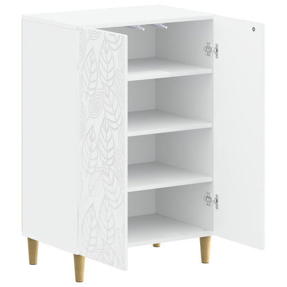 vidaXL Shoe Cabinet DELFT 59.5 x 39.5 x 90 cm Engineered Wood White