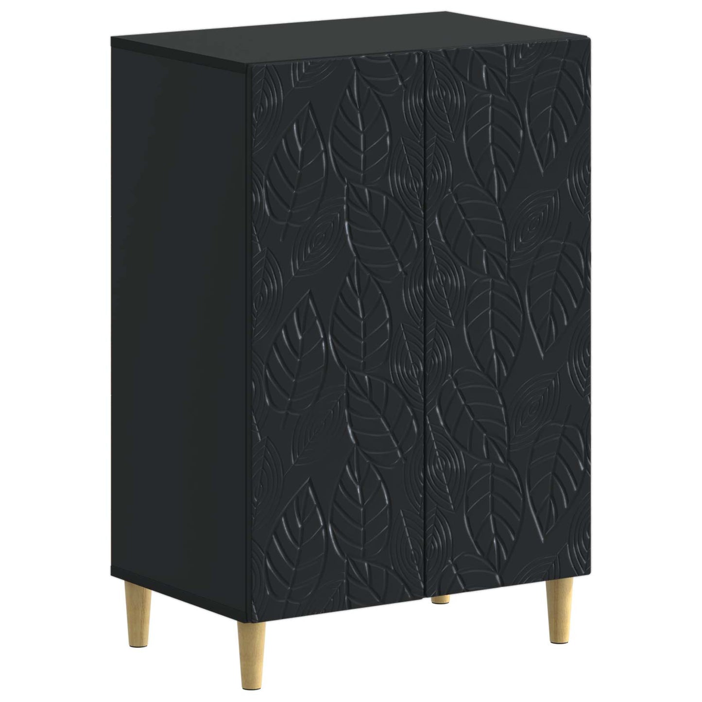 vidaXL Shoe Cabinet DELFT 59.5 x 39.5 x 90 cm Engineered Wood Black