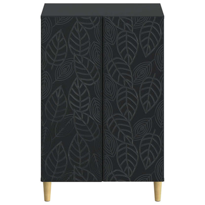 vidaXL Shoe Cabinet DELFT 59.5 x 39.5 x 90 cm Engineered Wood Black