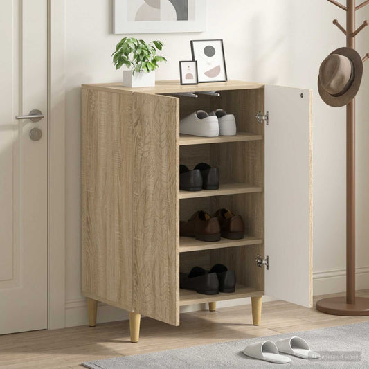 vidaXL Shoe Cabinet DELFT 59.5 x 39.5 x 90 cm Engineered Wood