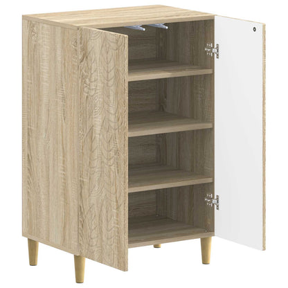 vidaXL Shoe Cabinet DELFT 59.5 x 39.5 x 90 cm Engineered Wood