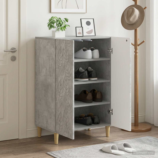 vidaXL Shoe Cabinet DELFT 59.5 x 39.5 x 90 cm Engineered Wood