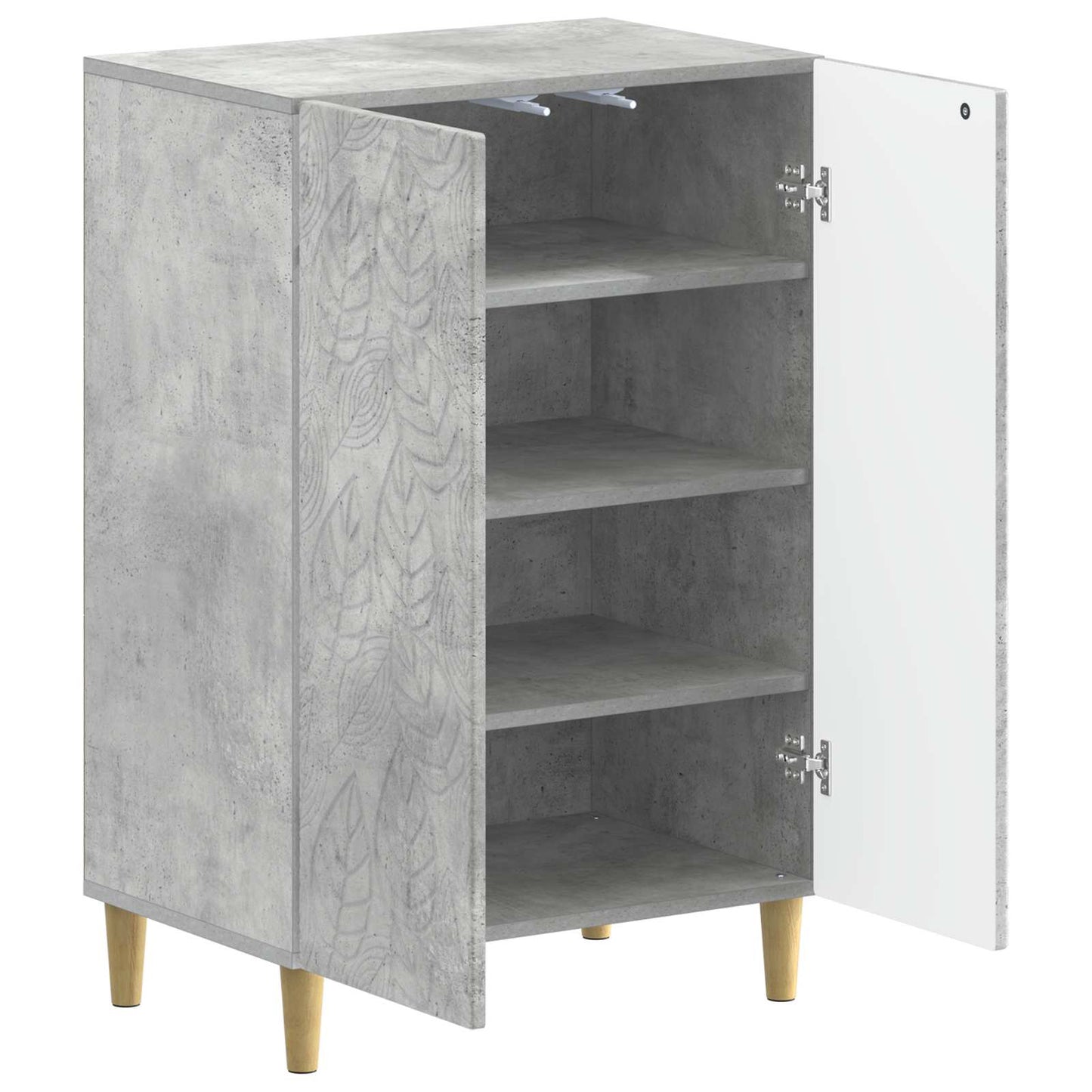 vidaXL Shoe Cabinet DELFT 59.5 x 39.5 x 90 cm Engineered Wood