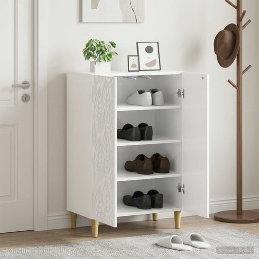 vidaXL Shoe Cabinet DELFT 59.5 x 39.5 x 90 cm Engineered Wood