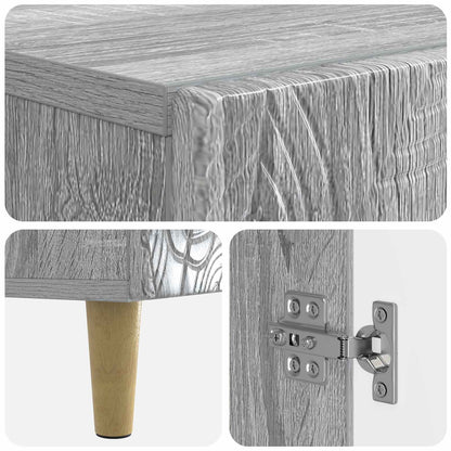 vidaXL Shoe Cabinet DELFT 59.5 x 39.5 x 90 cm Engineered Wood