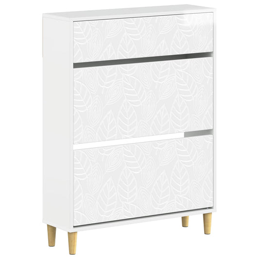 vidaXL Shoe Cabinet DELFT 78 x 24 x 103 cm Engineered Wood