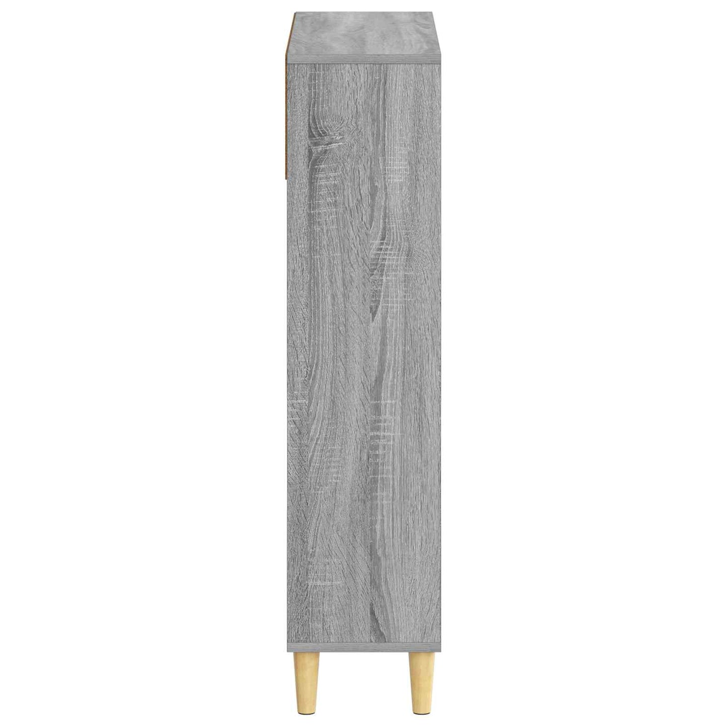 vidaXL Shoe Cabinet DELFT 78 x 24 x 103 cm Engineered Wood Grey Sonoma