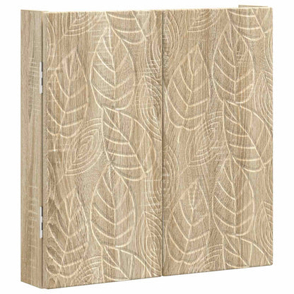vidaXL Dartboard Cabinet DELFT Sonoma Oak 52.5 x 10.5 x 53.5 cm