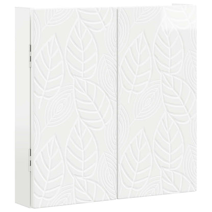 vidaXL Dartboard Cabinet DELFT High Gloss White 52.5 x 10.5 x 53.5 cm