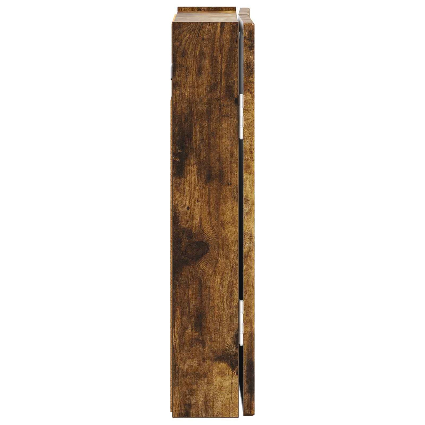 vidaXL Dartboard Cabinet DELFT Smoked Oak 52.5 x 10.5 x 53.5 cm