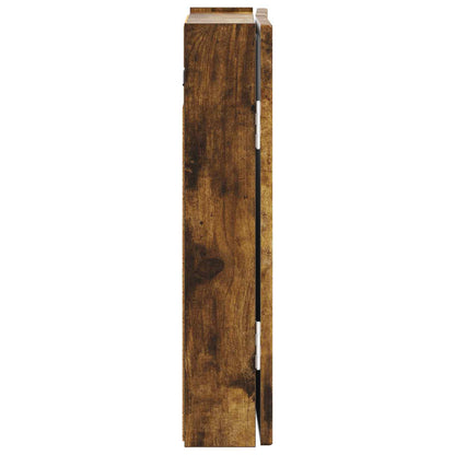 vidaXL Dartboard Cabinet DELFT Smoked Oak 52.5 x 10.5 x 53.5 cm