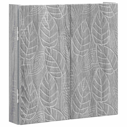vidaXL Dartboard Cabinet DELFT Grey Sonoma 52.5 x 10.5 x 53.5 cm