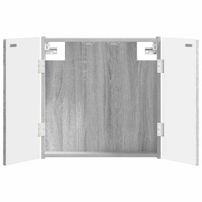 vidaXL Dartboard Cabinet DELFT Grey Sonoma 52.5 x 10.5 x 53.5 cm