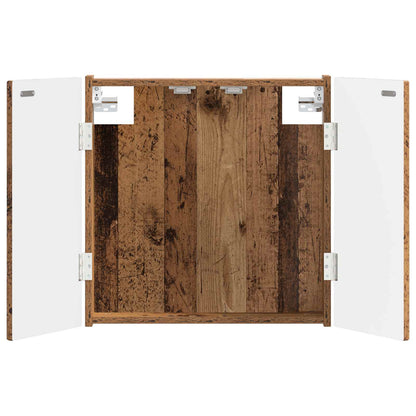 vidaXL Dartboard Cabinet DELFT Old Wood 52.5 x 10.5 x 53.5 cm