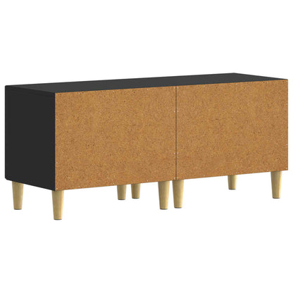 vidaXL TV Cabinet Black Engineered Wood
