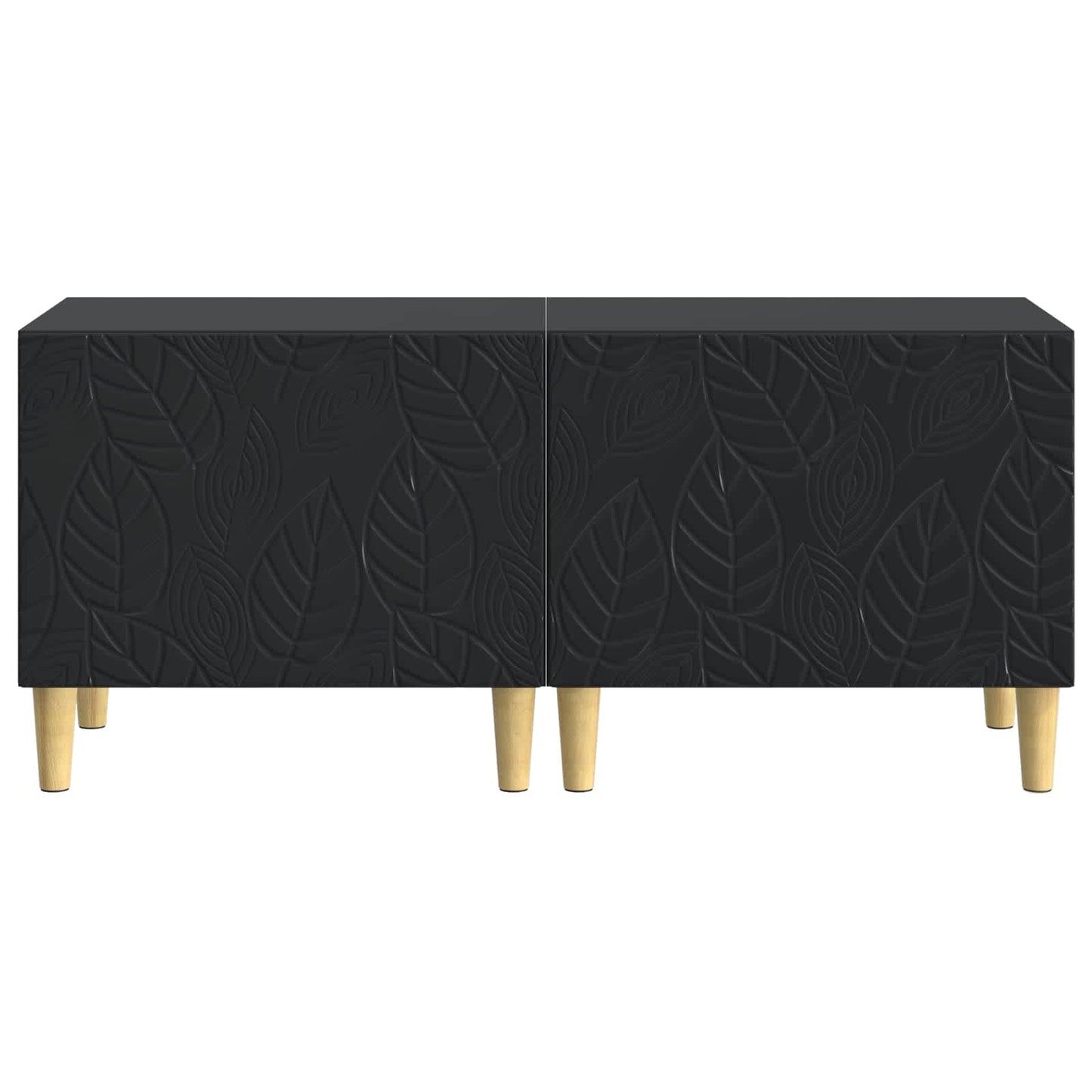 vidaXL TV Cabinet Black Engineered Wood