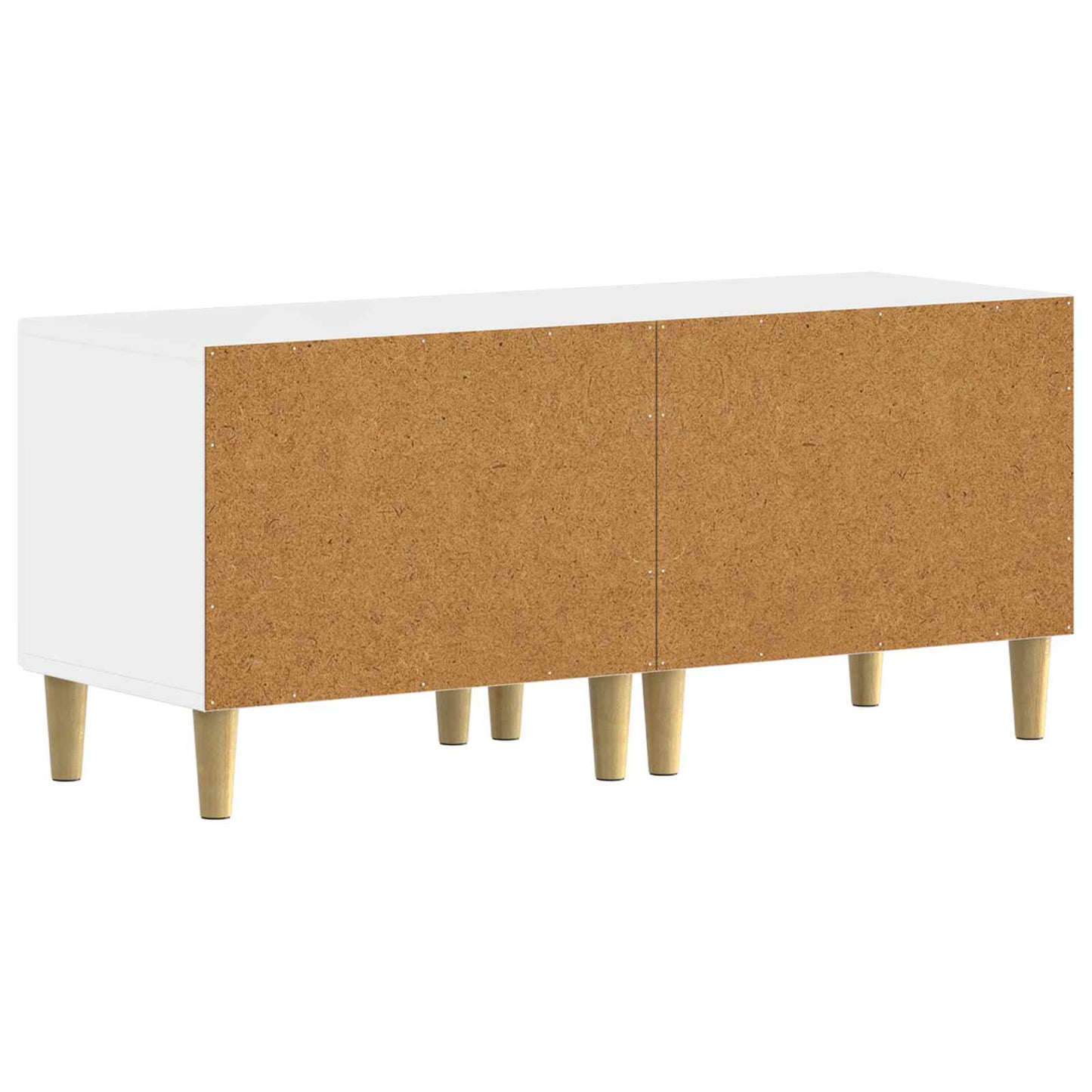 vidaXL TV Cabinet High Gloss White Engineered Wood