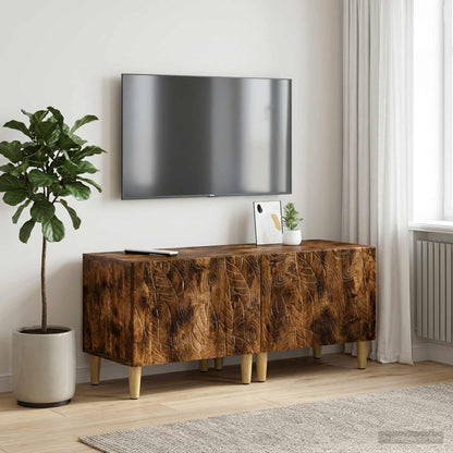 vidaXL TV Cabinet Smoked Oak Engineered Wood