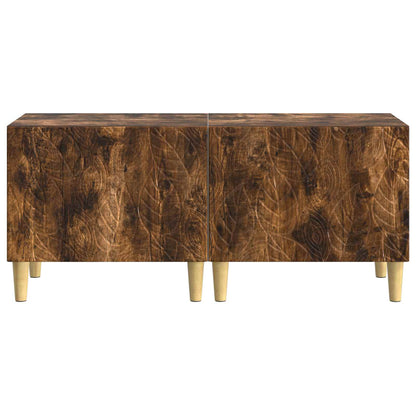 vidaXL TV Cabinet Smoked Oak Engineered Wood