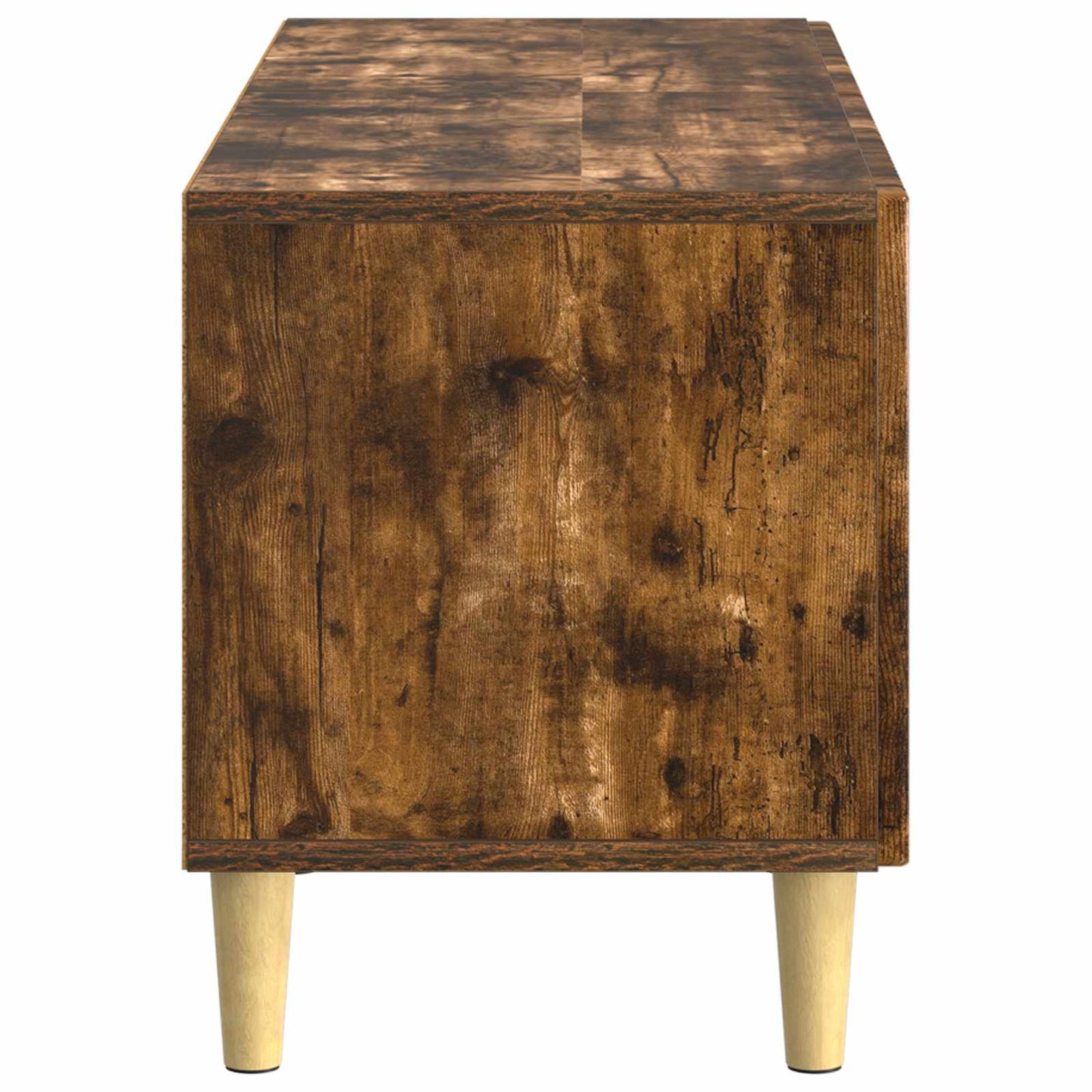 vidaXL TV Cabinet Smoked Oak Engineered Wood