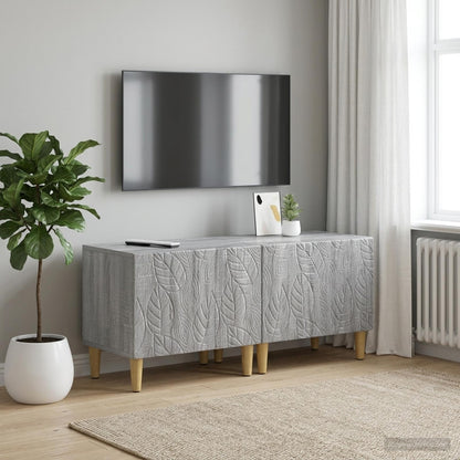vidaXL TV Cabinet Grey Sonoma Engineered Wood
