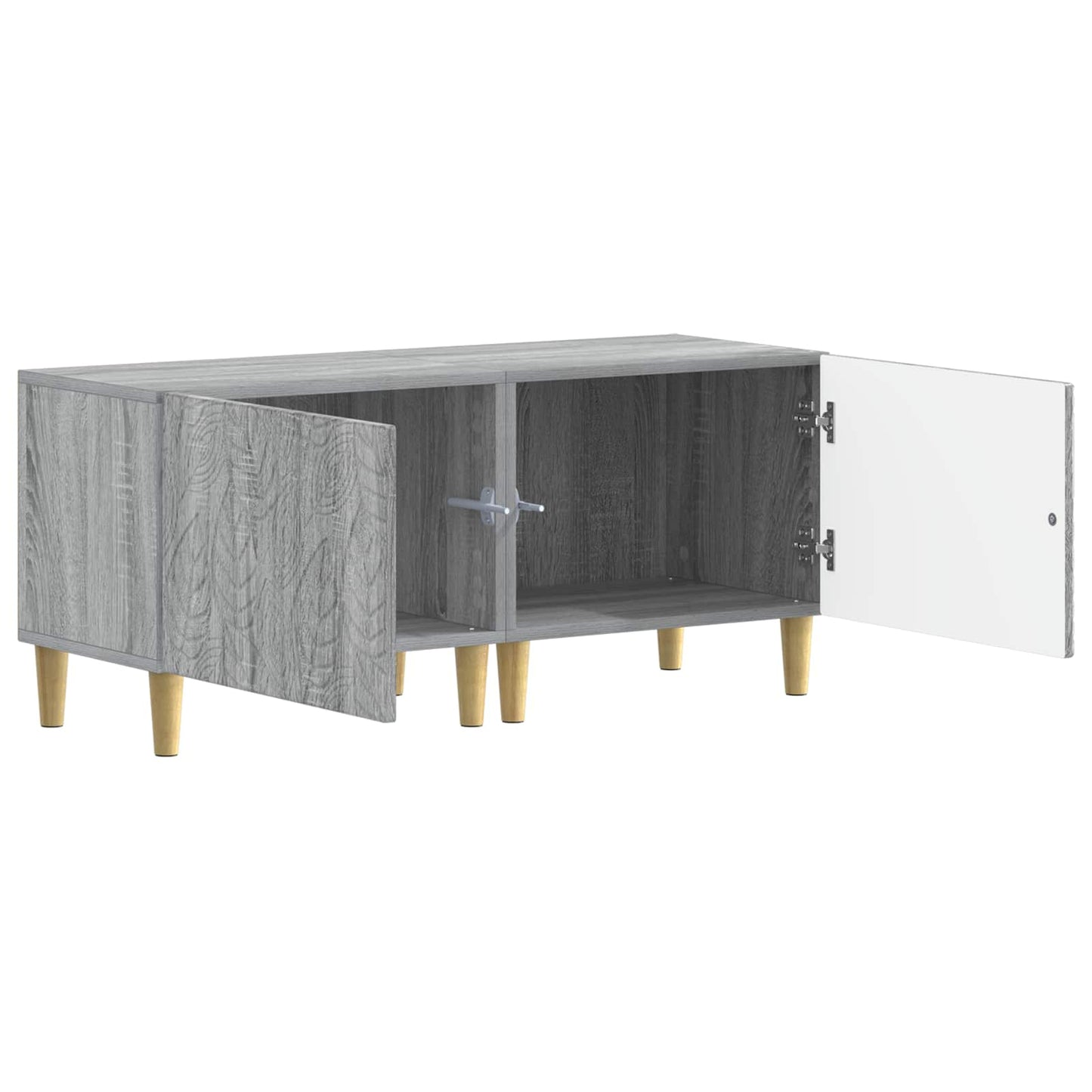 vidaXL TV Cabinet Grey Sonoma Engineered Wood
