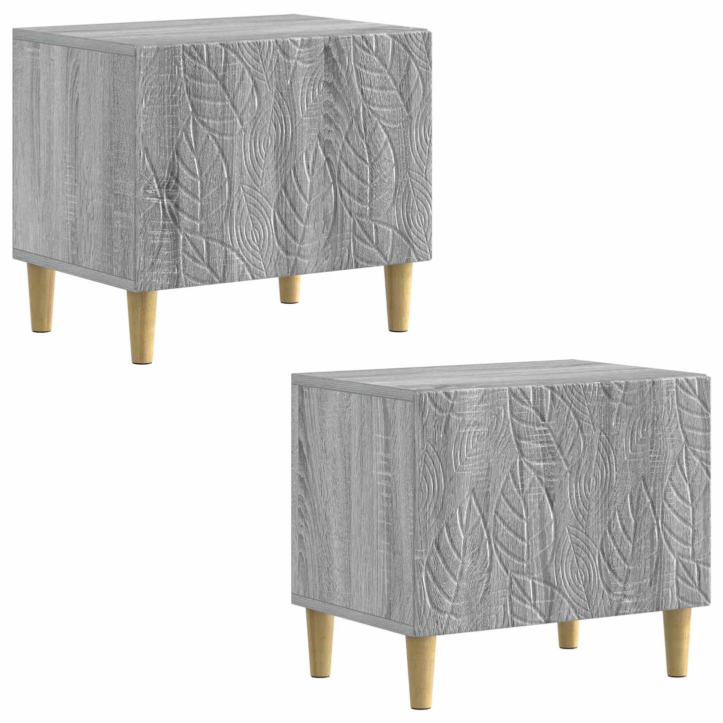 vidaXL TV Cabinet Grey Sonoma Engineered Wood