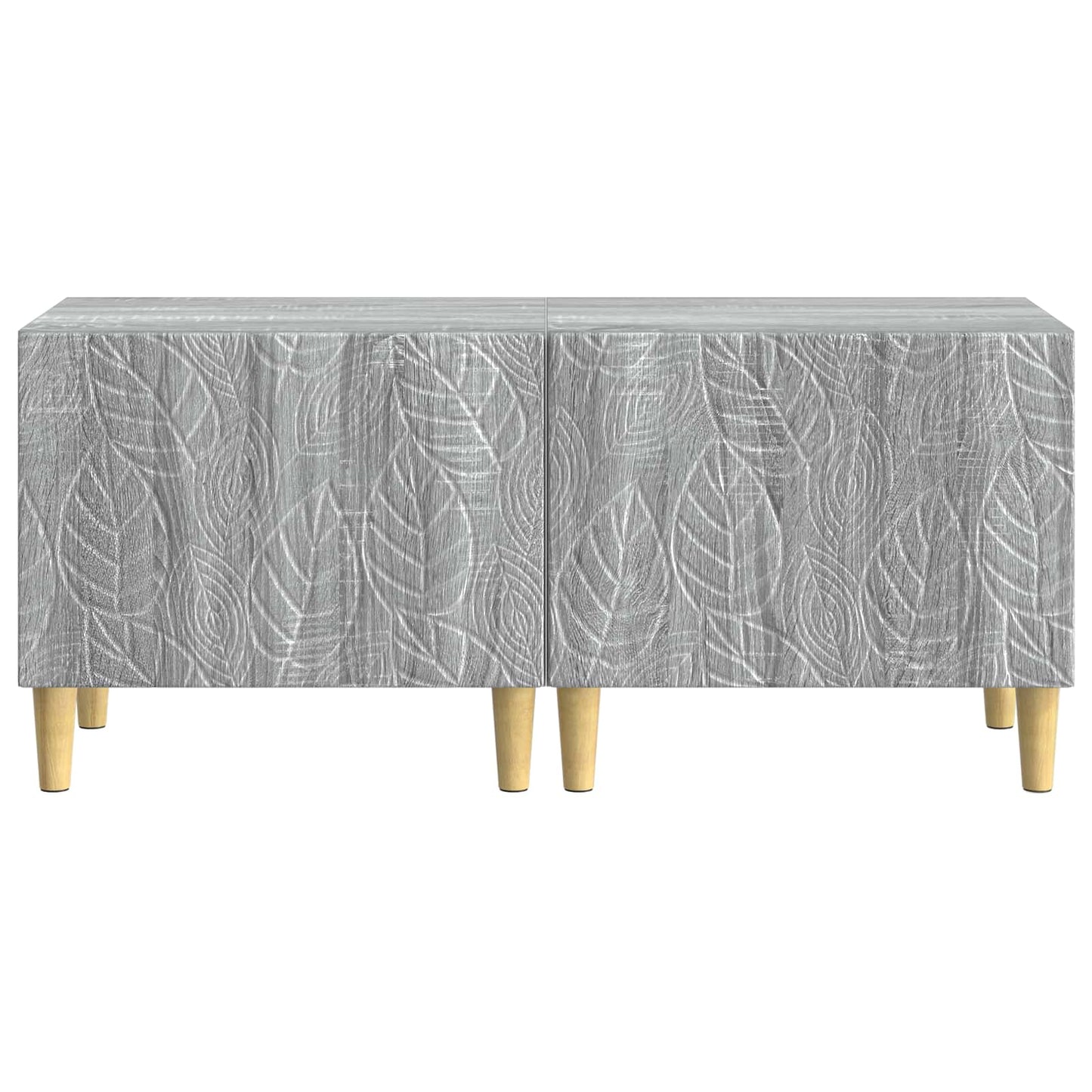 vidaXL TV Cabinet Grey Sonoma Engineered Wood