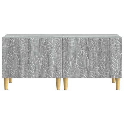 vidaXL TV Cabinet Grey Sonoma Engineered Wood