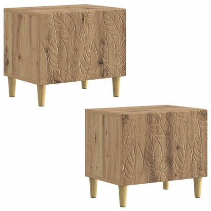vidaXL TV Cabinet Artisan Oak Engineered Wood
