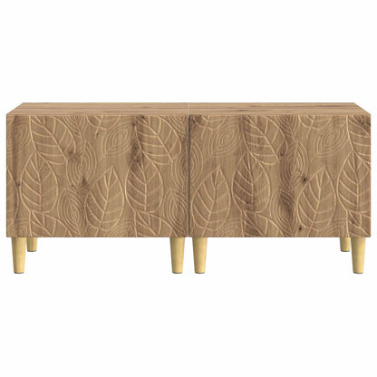 vidaXL TV Cabinet Artisan Oak Engineered Wood