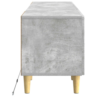 vidaXL LED TV Cabinet Concrete Grey Engineered Wood