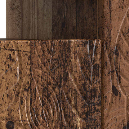 vidaXL LED TV Cabinet Old Wood Engineered Wood