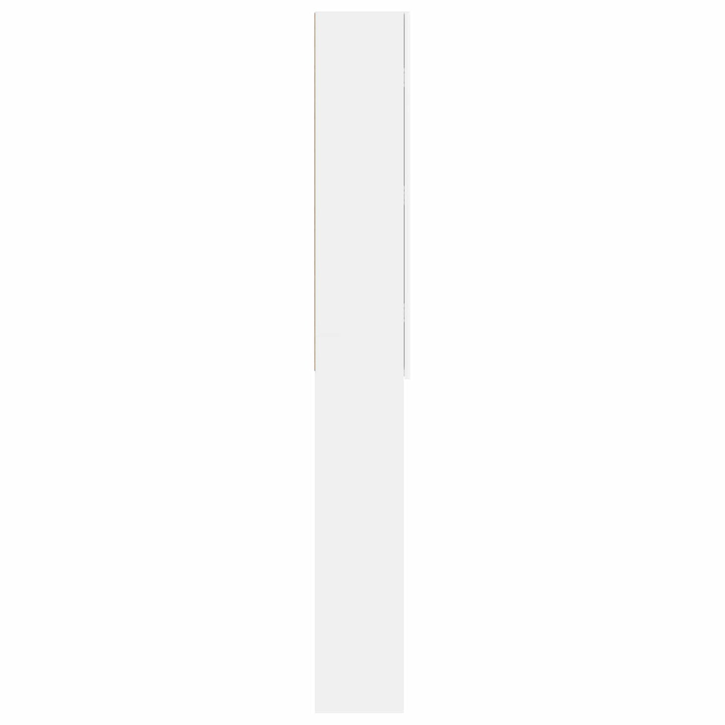 vidaXL Toilet Cabinet DELFT White 66 x 25.5 x 190 cm Engineered Wood