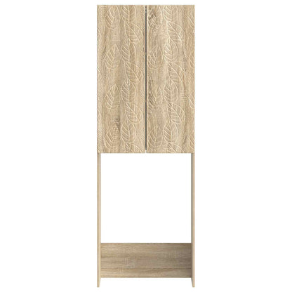 vidaXL Toilet Cabinet DELFT Sonoma Oak 66 x 25.5 x 190 cm