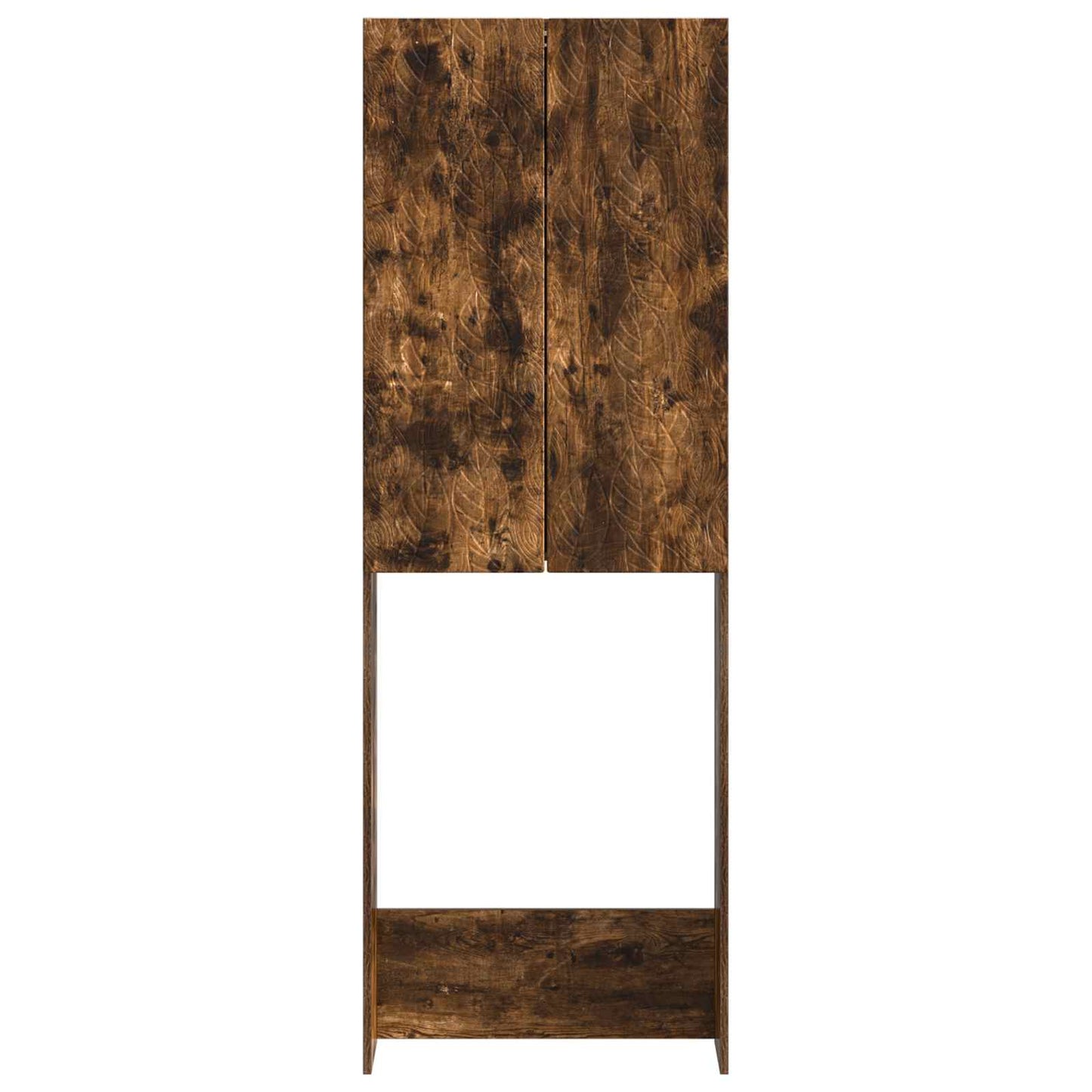 vidaXL Toilet Cabinet DELFT Smoked Oak 66 x 25.5 x 190 cm