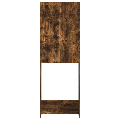 vidaXL Toilet Cabinet DELFT Smoked Oak 66 x 25.5 x 190 cm