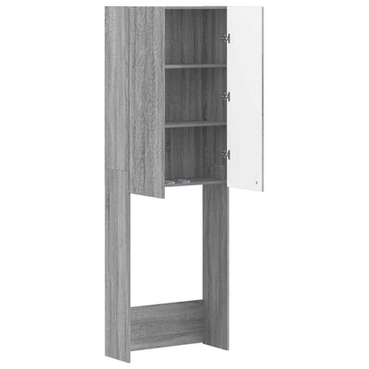 vidaXL Toilet Cabinet DELFT Grey Sonoma 66 x 25.5 x 190 cm