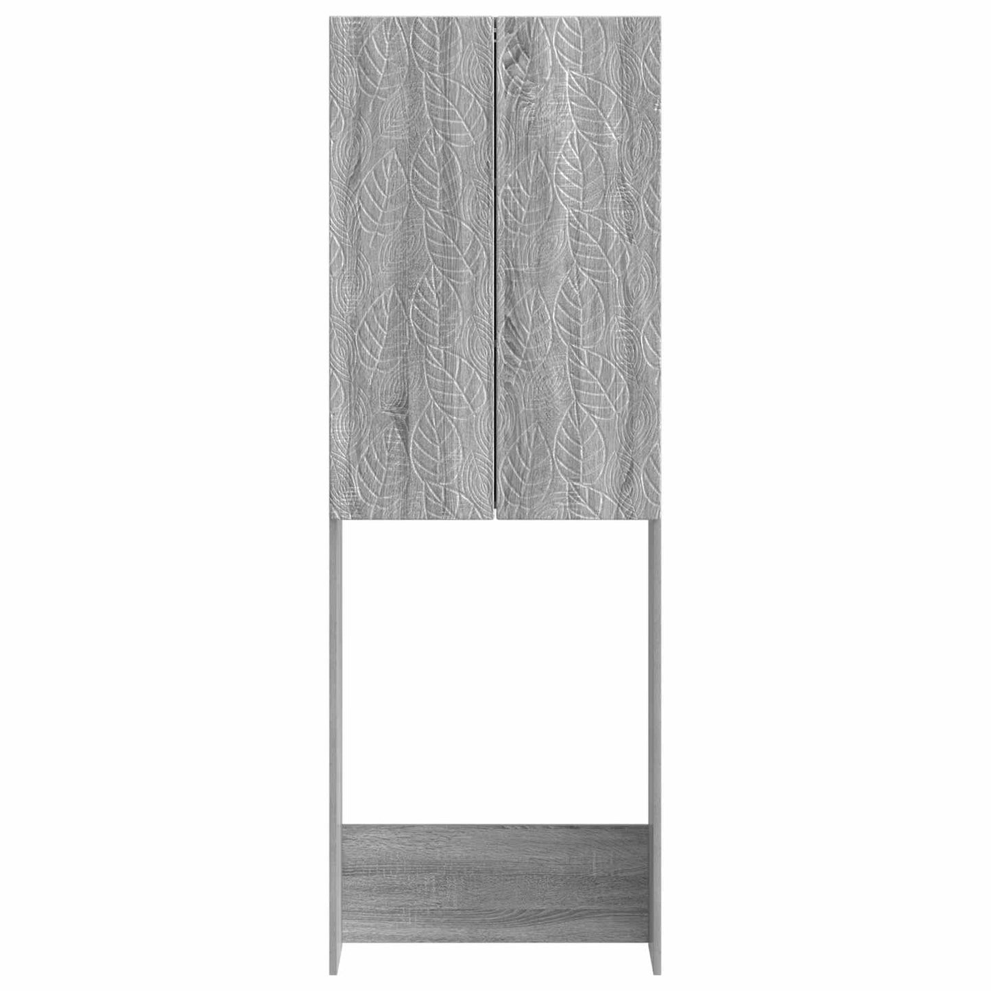 vidaXL Toilet Cabinet DELFT Grey Sonoma 66 x 25.5 x 190 cm