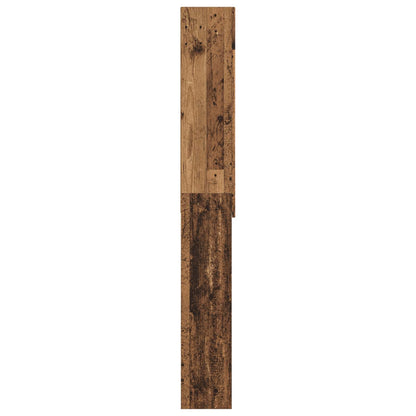 vidaXL Toilet Cabinet DELFT Old Wood 66 x 25.5 x 190 cm