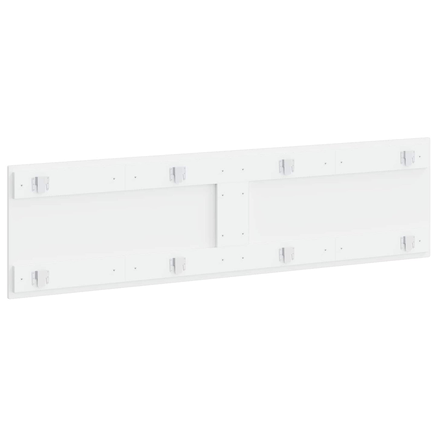 vidaXL Wall-Mounted Headboard DELFT White Engineered Wood