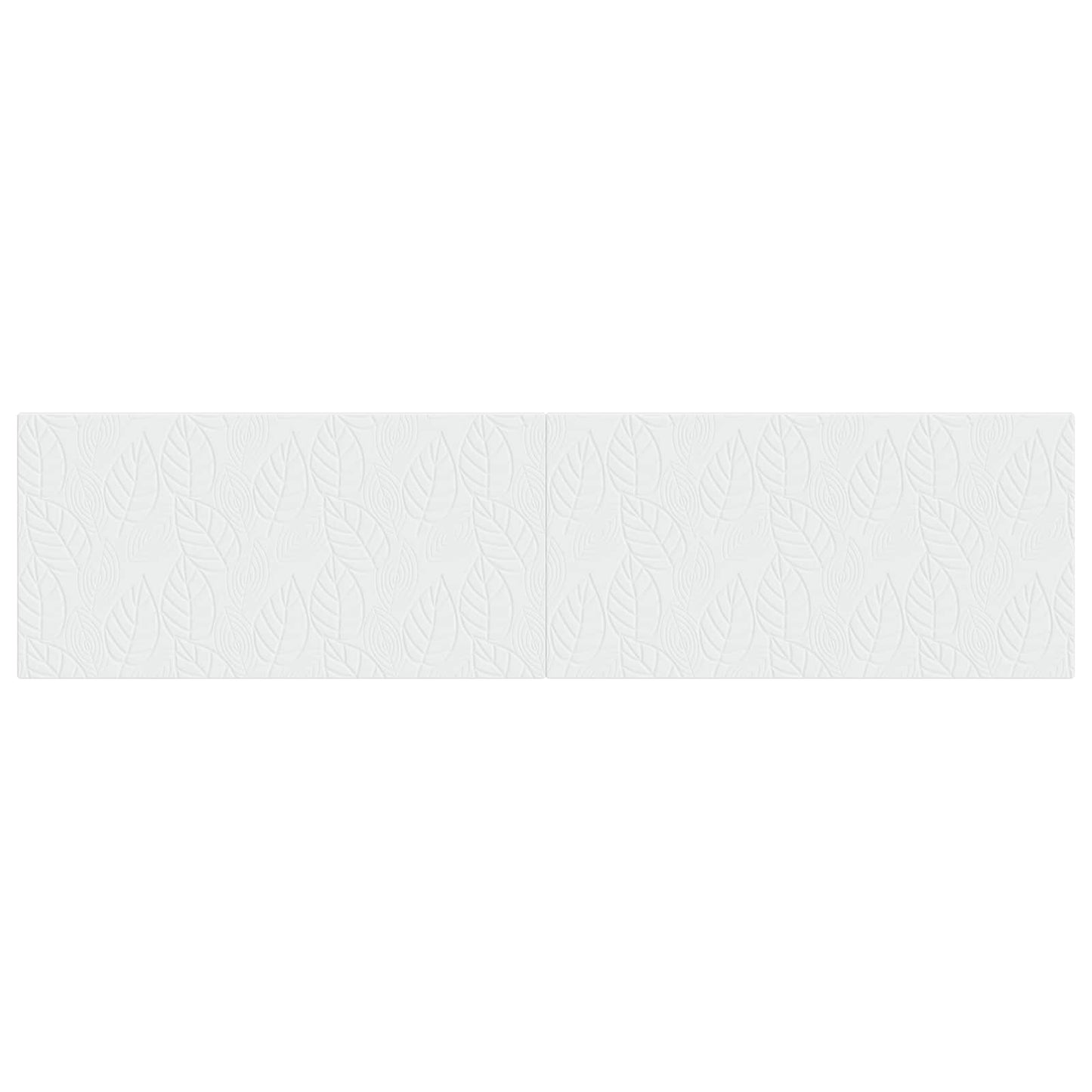vidaXL Wall-Mounted Headboard DELFT White Engineered Wood