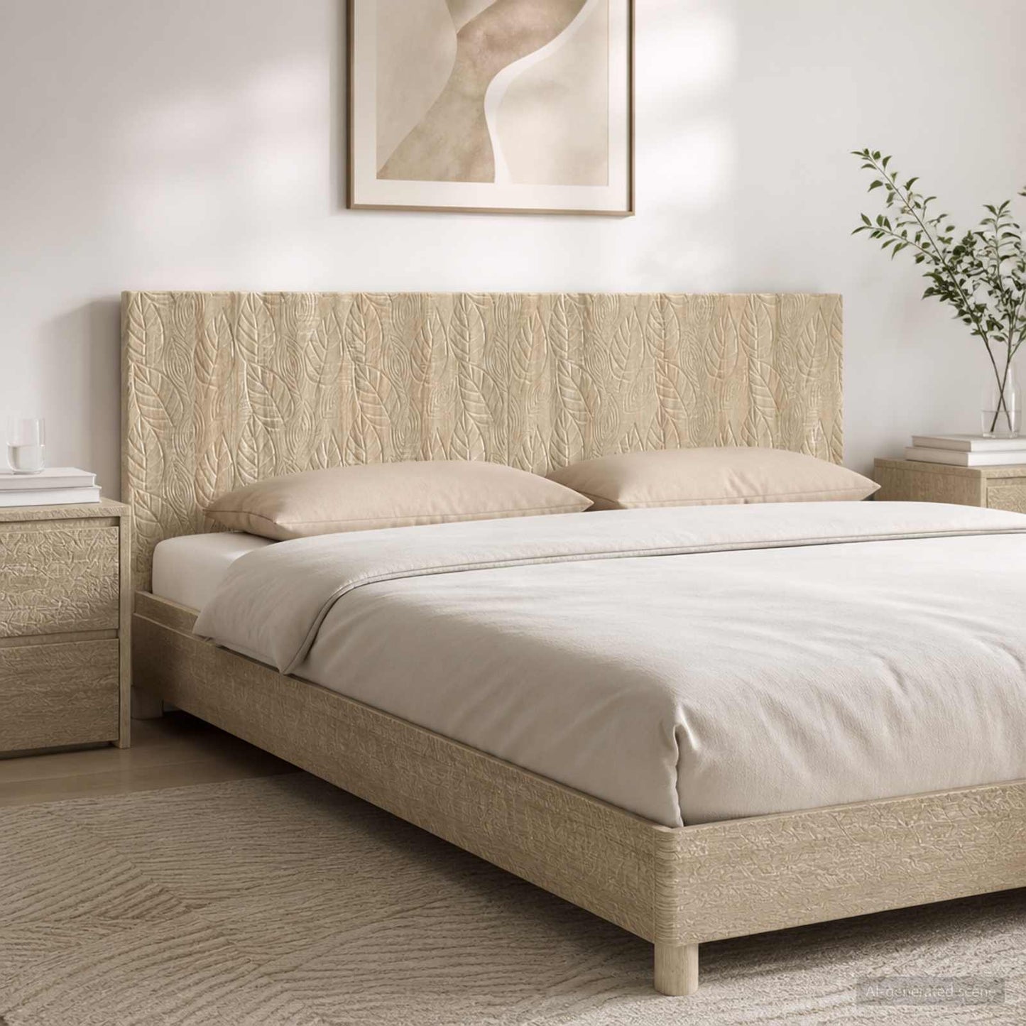 vidaXL Wall-Mounted Headboard DELFT Sonoma Oak Engineered Wood