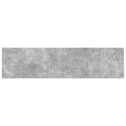 vidaXL Wall-Mounted Headboard DELFT Concrete Grey Engineered Wood