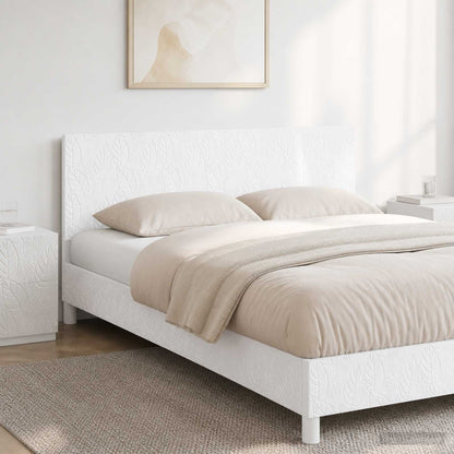 vidaXL Wall-Mounted Headboard DELFT High Gloss White Engineered Wood