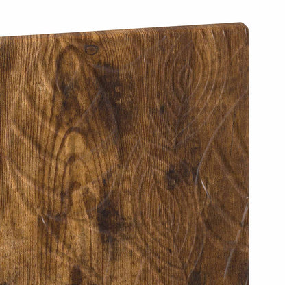 vidaXL Wall-Mounted Headboard DELFT Smoked Oak Engineered Wood
